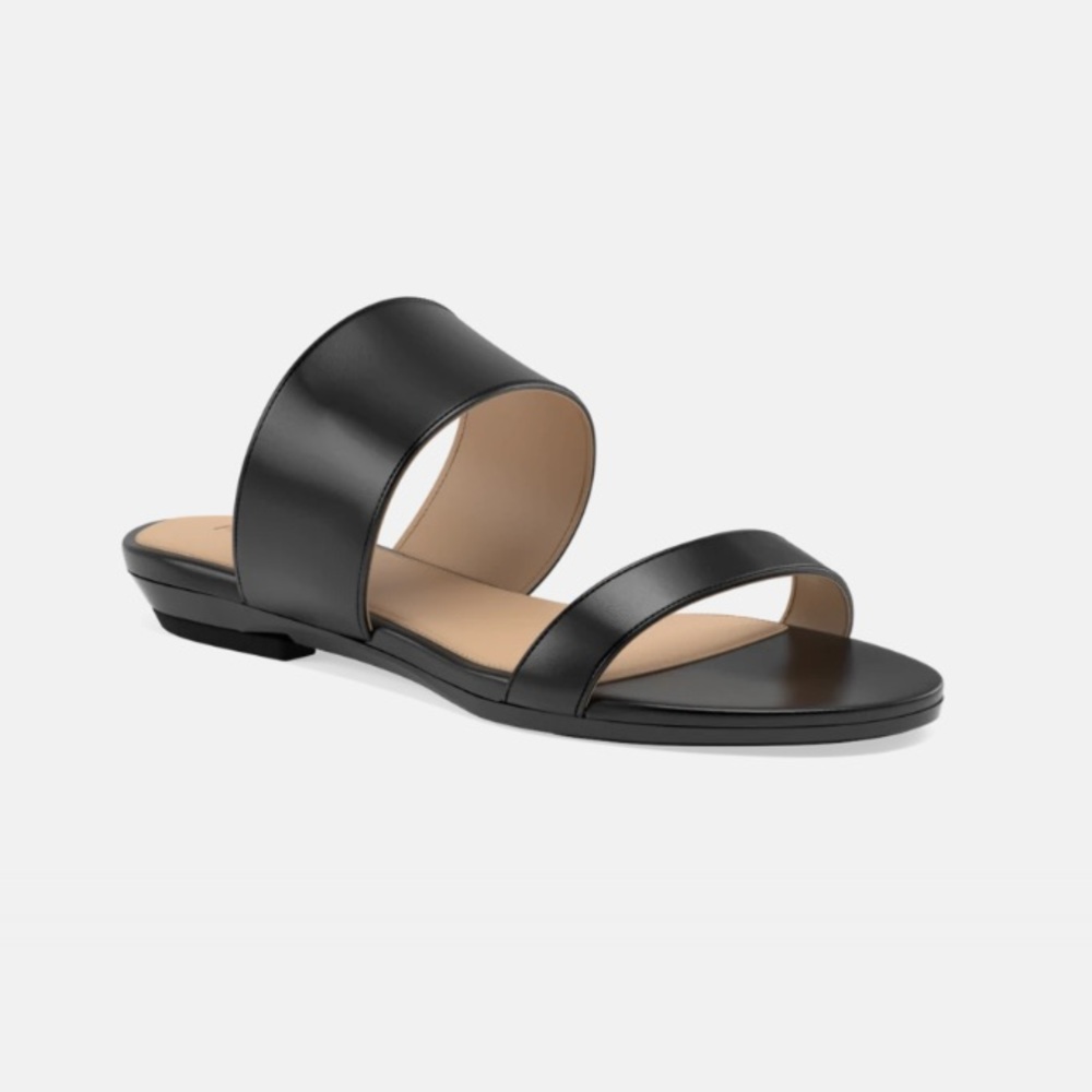 Pashion Footwear The Slide - Coal Leather Size 7.5 Never Taken Out of the Box